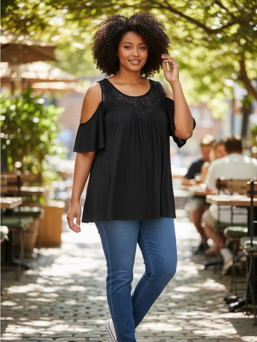 🧵🩷”Lane Bryant” 22/24 Shoulderless Top ((Like New))🩷🧵